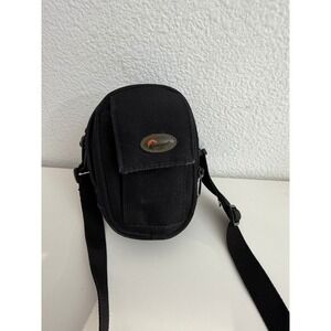 Lowepro Compact Camera Pouch Black Nylon Shoulder Bag with Belt Loop Padded Case